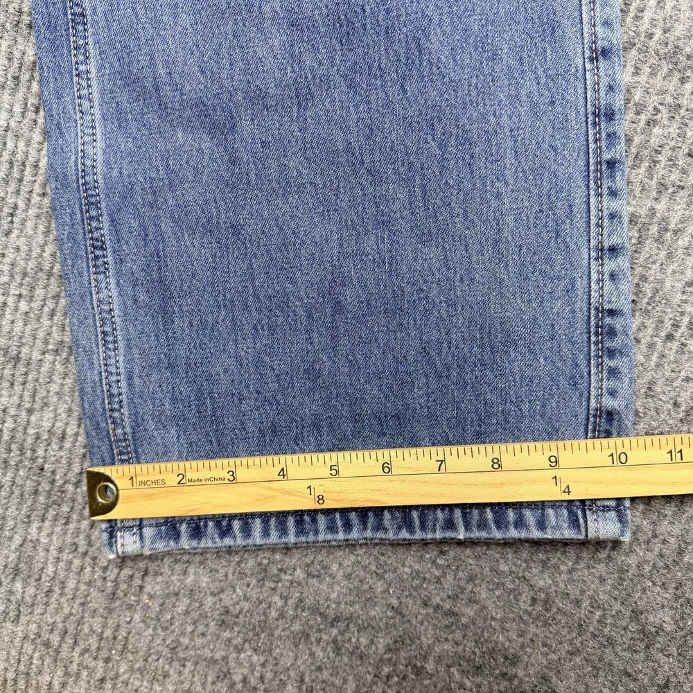 Hollister Low-Rise Baggy Jeans Womens 4 Light Wash Wide-Leg Stars 2026 Denim - Picture 12 of 13